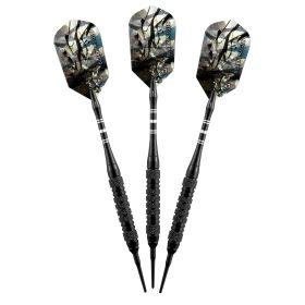 Viper Black Magic Soft Tip Darts 6 Knurled Rings