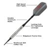 Viper V-Factor 90% Tungsten Soft Tip Darts Shark Fin Barrel