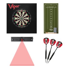 Viper Dead-On Bristle Board, Chalk Score, Steel, & Defender II