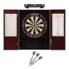 Viper League Sisal Board, Mahogany Cabinet, The Raven Steel