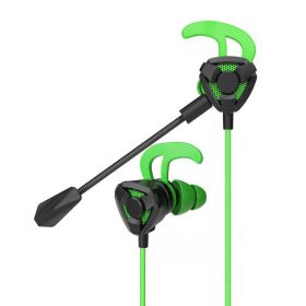 Gaming with mic in-ear headset, plug-in mobile cpu wired