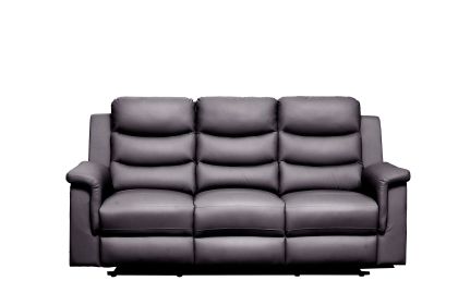 Reclining sofa w/ Middle Console cover, 3 seat Stretch, Black