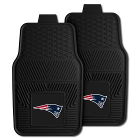 NFL - New England Patriots 2-pc Vinyl Car Mats 17"x27"
