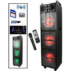 beFree Sound Triple 10 Inch Bluetooth Subwoofer Speaker