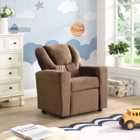 Kids Recliner Chair, Upholstered Couch, Toddlers Velvet Chair