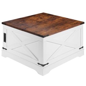 Multi-functional Lifting Dining, Coffee Table, , 80CM, White