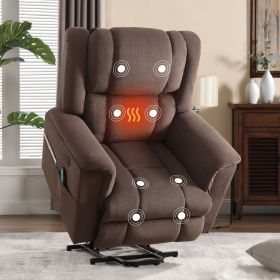 Power Lift Recliner Chair Recliners for Elderly, Heat & Massage