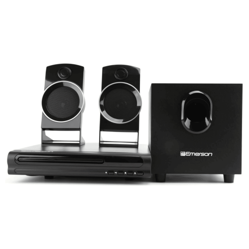 Emerson Speaker Surround Sound System & 2.1 Channel DVD Emerson Speaker Surround Sound System & 2.1 Channel DVD