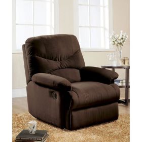 ACME Arcadia Recliner (Motion) in Chocolate Microfiber 00635