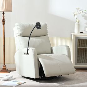 270Â° Power Swivel Rocker Recliner Chair, Electric Glider
