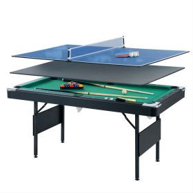 muitifunctional game table, pool, ping pong, dining, 3 in 1