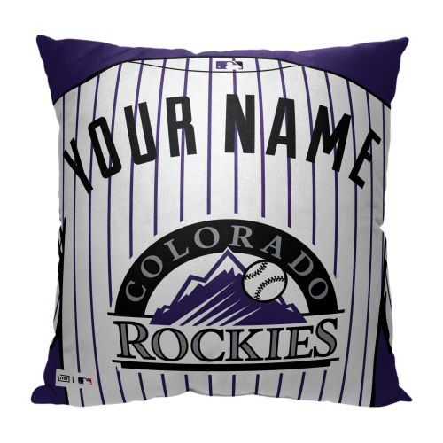 OFFICIAL MLB Jersey Personalized Pillow - Rockies