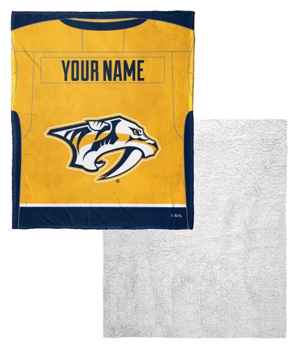 Nashville Predators - Official NHL Jersey Silk Sherpa Throw