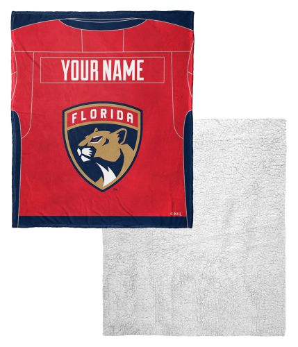 Florida Panthers - Official NHL Jersey Silk Sherpa Throw