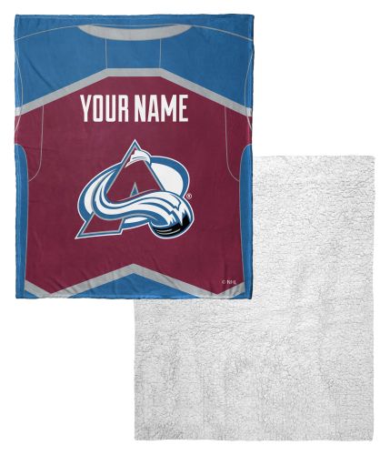 Colorado Avalanche - Official NHL Jersey Silk Sherpa Throw