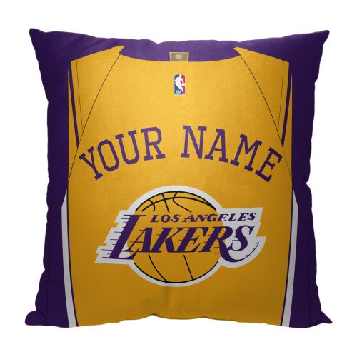OFFICIAL NBA Jersey Personalized Pillow - Lakers