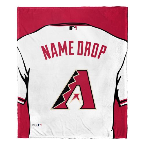 OFFICIAL MLB Jersey Silk Touch Blanket - Diamondbacks