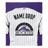OFFICIAL MLB Jersey Silk Touch Blanket - Rockies