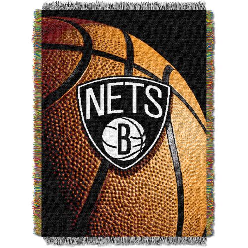 Nets OFFICIAL NBA; Photo Real Tapestry Throw
