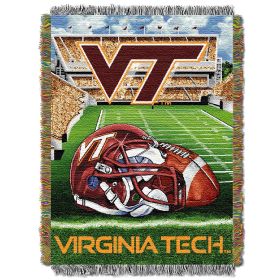 Virginia Tech Collegiate Home Field Advantage Tapestry Throw