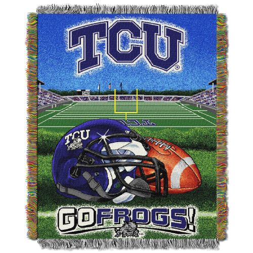 TCU Collegiate Home Field Advantage Tapestry Throw