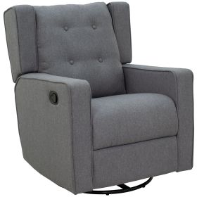 HOMCOM Wingback swivel recliner, Home Theater Seater