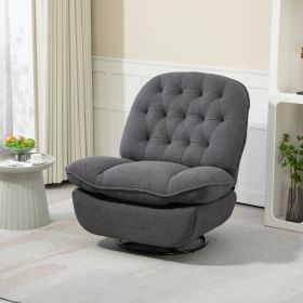 360Â° Swivel Adjustable Chair Glider Reclining Sofa - Gray