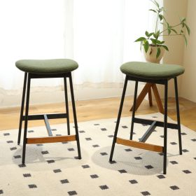 Modern Set of 2 Bar Stools Comfortable & Stylish Counter Height