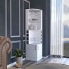 Bar Cabinet Papprika, 8 Wine Cubbies, White Finish