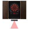Viper Espresso Soft Tip Dart Cabinet, 800 Electric Board, & Light