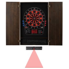 Viper Espresso Soft Tip Dart Cabinet, 800 Electric Board, & Light