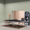 Soozier Full Size Ping Pong Table, Foldable, w/ accessories