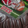 Utah Collegiate Home Field Advantage Tapestry Throw