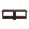 Walnut Coffee Table with Straight Leg