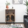 2-Door Farmhouse Kitchen Storage Bar Cabinet