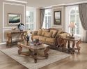 Rich Burnished Cherry Finish 1pc End Table Beveled Marble Top