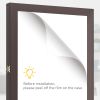 28" x 35" UV-Resistant Sports Jersey Frame Display, Brown
