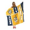 Official NHL Colorblock Silk Touch Blanket - Predators