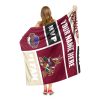 Official NHL Colorblock Silk Touch Blanket - Coyotes