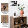 2-Door Farmhouse Kitchen Storage Bar Cabinet