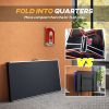 Soozier Full Size Ping Pong Table, Foldable, w/ accessories