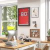 28" x 35" UV-Resistant Sports Jersey Frame Display, Brown