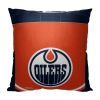 Official NHL Colorblock Personalized Pillow - Oilers