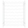 Wine Rack for 48 Bottles White Metal