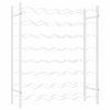 Wine Rack for 48 Bottles White Metal
