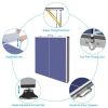 6ft Mid-Size Foldable & Portable Ping Pong table w/ accessories