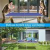 6ft Mid-Size Foldable & Portable Ping Pong table w/ accessories