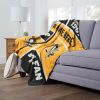 Official NHL Colorblock Silk Touch Blanket - Penguins