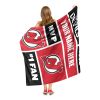 Official NHL Colorblock Silk Touch Blanket - Devils