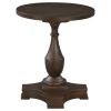 Coffee Round Top Pedestal End Table